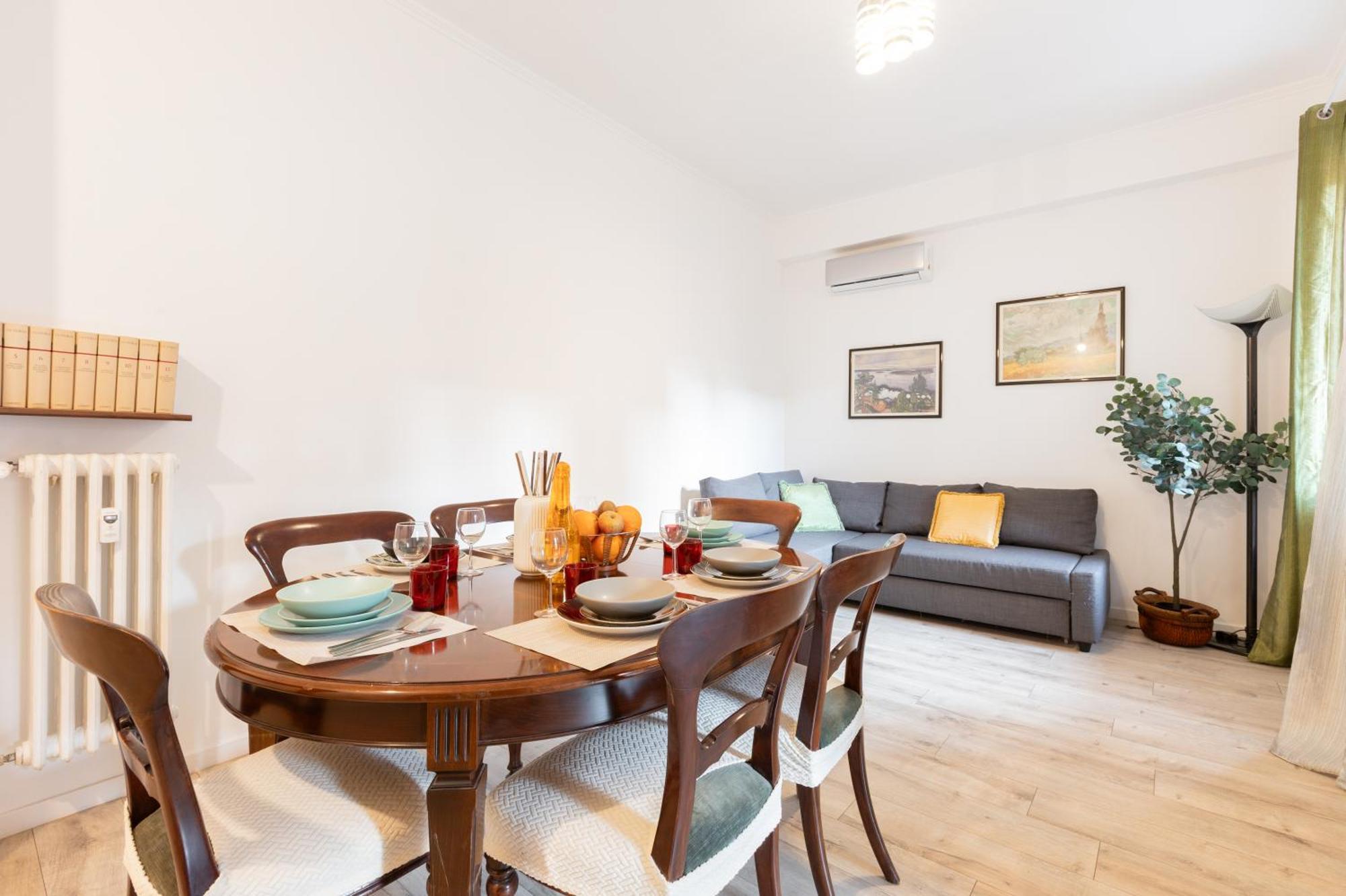Appartamento 8 Min To Center - 400mt To Metroa, 4-6 Pax, 2 Bathrooms Roma